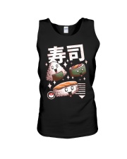 Sushi Flying Unisex Tank tile