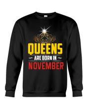 Queens Are Born In NOVEMBER Crewneck Sweatshirt thumbnail