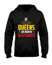 Queens Are Born In NOVEMBER Hooded Sweatshirt thumbnail