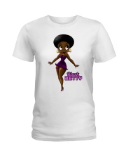 Afro Betty Ladies T-Shirt tile
