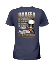 Roofer All day everyday Ladies T-Shirt tile