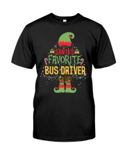 Santa's favorite bus driver Classic T-Shirt front