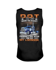 D O T be like where you headed Unisex Tank tile