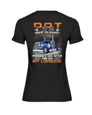 D O T be like where you headed Premium Fit Ladies Tee tile