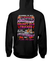 Asuming I'm just a woman was your first mistake  Hooded Sweatshirt back