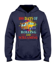 100 days of rolling and screaming Hooded Sweatshirt tile