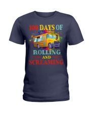 100 days of rolling and screaming Ladies T-Shirt tile