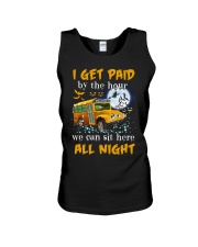 I get paid by the hour we can sit here all night Unisex Tank tile