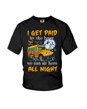 I get paid by the hour we can sit here all night Youth T-Shirt tile