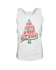 One merry school bus driver Unisex Tank tile