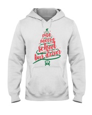 One merry school bus driver Hooded Sweatshirt tile