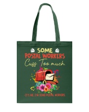 Warning Unmedicated Postal Worker Tote Bag tile