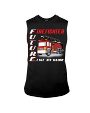 Future firefighter like my daddy Sleeveless Tee tile