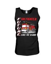 Future firefighter like my daddy Unisex Tank tile