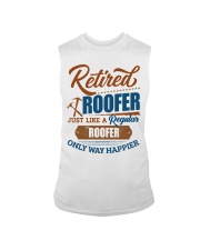 Retired Roofer Only Way Happier Sleeveless Tee tile