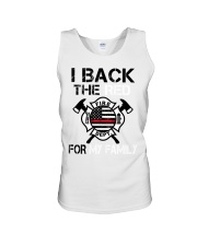 I Back The Red For My family Unisex Tank tile