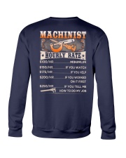 Machinist Hourly Rate Crewneck Sweatshirt tile