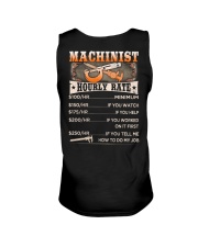 Machinist Hourly Rate Unisex Tank tile