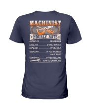 Machinist Hourly Rate Ladies T-Shirt tile