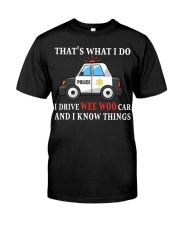 That's what I do I drive wee woo car Premium Fit Mens Tee tile