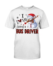 I love being a bus driver Classic T-Shirt tile