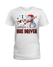 I love being a bus driver Ladies T-Shirt tile