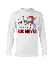 I love being a bus driver Long Sleeve Tee tile