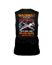 Machinist Using a High Scholl Diploma Sleeveless Tee tile