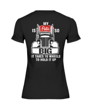 It Takes 18 Wheels To Hold it Up Premium Fit Ladies Tee tile
