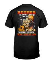 Roofer The Hardest part of my job is being nice Premium Fit Mens Tee tile