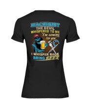 Machinist the devil whispered to me I whisper back Premium Fit Ladies Tee tile