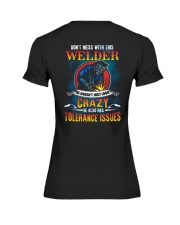 Don't Mess With This Welder Crazy Premium Fit Ladies Tee tile