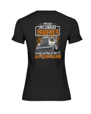 Proud Retired Trucker Who Would Do It Premium Fit Ladies Tee tile