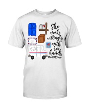 She Works Willingly With Her Hands Classic T-Shirt front