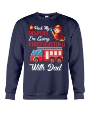 Im going firefighting with dad Crewneck Sweatshirt tile