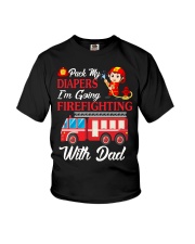Im going firefighting with dad Youth T-Shirt front