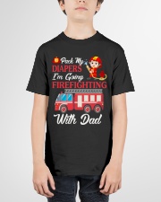 Im going firefighting with dad Youth T-Shirt garment-youth-tshirt-front-01