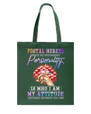 Postal Worker Personality My Attitude Tote Bag tile