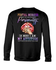 Postal Worker Personality My Attitude Crewneck Sweatshirt tile