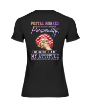 Postal Worker Personality My Attitude Premium Fit Ladies Tee tile