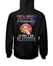 Postal Worker Personality My Attitude Hooded Sweatshirt tile