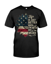 Life Is Just Better When I'm With My Welder Premium Fit Mens Tee tile
