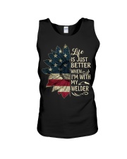 Life Is Just Better When I'm With My Welder Unisex Tank tile