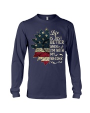Life Is Just Better When I'm With My Welder Long Sleeve Tee tile