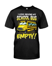 I love driving my school bus empty Premium Fit Mens Tee tile