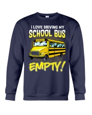 I love driving my school bus empty Crewneck Sweatshirt tile