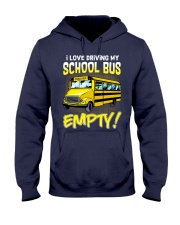 I love driving my school bus empty Hooded Sweatshirt tile