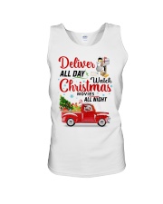 Deliver postal all day watch christmas movies Unisex Tank tile
