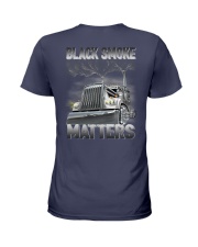 Black Smoke Matter Ladies T-Shirt tile