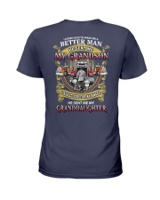 I asked god to make a better man he sent me Ladies T-Shirt tile